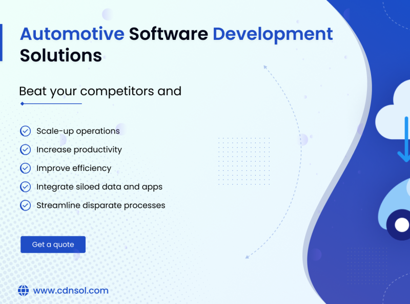 Automotive software developments company CDN Software solutions by