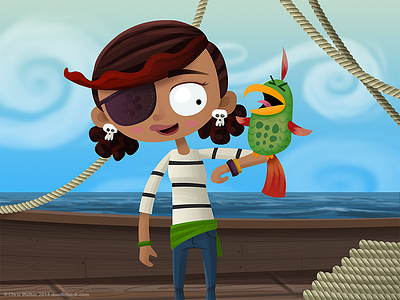 Pirates need parrots character design illustration parrot pirate pirates