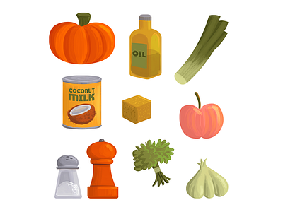 Ingredients for Pumpkin Soup