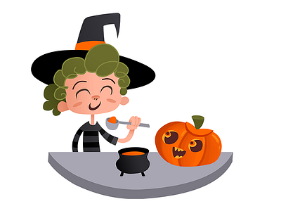 Enjoy! character design illustration pumpkin recipe
