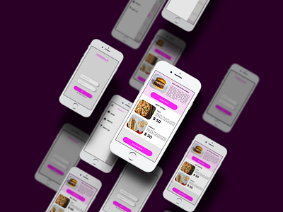 Food Delivery App app app design application design ui