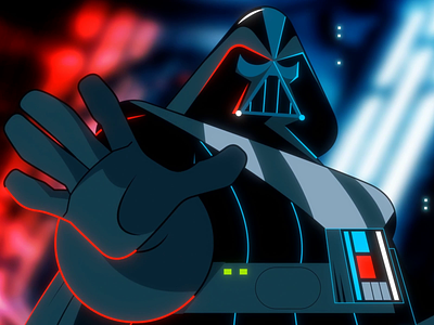 AnimaGIF #1 2d animation character loop luke may4th star wars starwars vader yoda