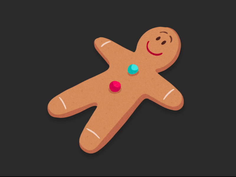 Poor Gingerbread 2d animation cel toonboom christmas cookie eat final ginger gingerbread poor scream