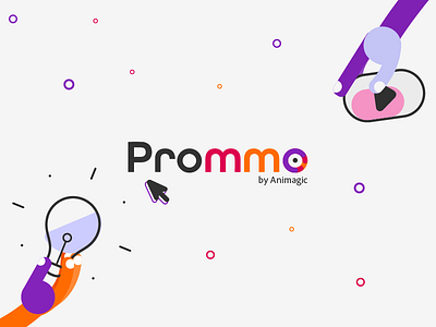 Prommo Add animagic colorfull fxs gum motiongraphics particles pointer prommo promo shoe stick studios