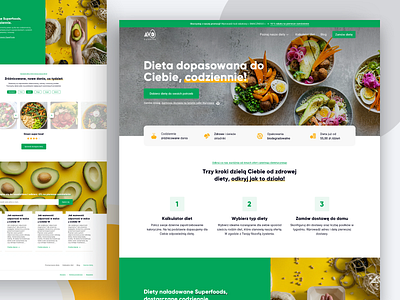 Avo Catering | LandingPage catering clean commerce commercial ecommerce ecommerce design ecommerce shop hero section homepage landing landing design landing page landing page design landingpage order shop shopify shopping ui webdesign
