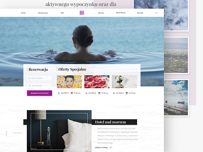 SquareHotel | LandingPage booking design hotel landing landing page landingpage page spa ui web website