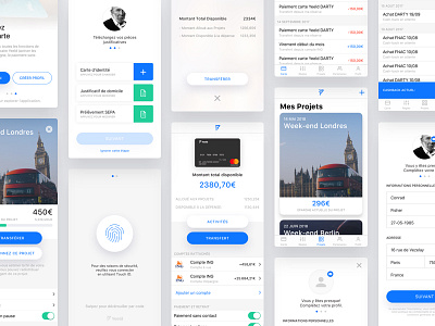 Mobile UI | Banking App app banking clean financial fintech ios iphone minimal mobile ui