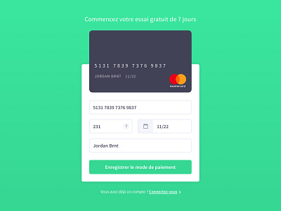 Clean Forms Lovin' III 💚 banking clean fintech form minimal onboarding payment payment form payment method process registration sign in signup simple ui