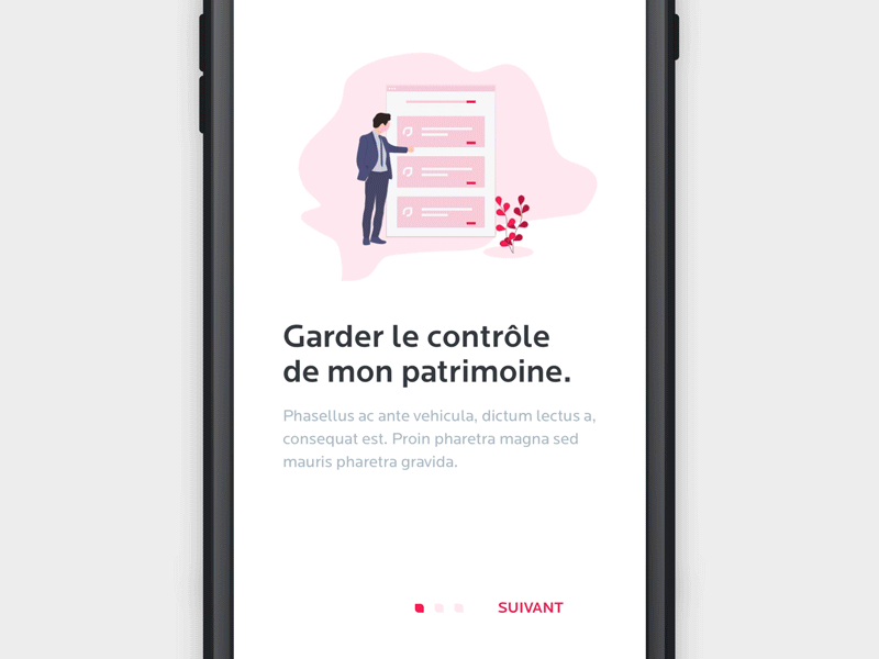Mobile UI | Onboarding Animation animation app banking clean financial fintech interaction interaction design interface interface design minimal mobile motion onboarding onboarding screen ui ui animation ui app walkthrough whitespace