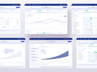 FinTech App | Charts & tables samples app banking charts clean clean ui dashboard design desktop filters fintech list list view listing minimal product table table view ui webapp whitespace
