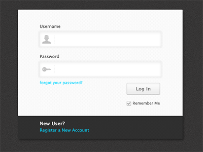 Login Form form login form ui