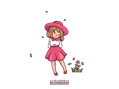 Girl with the Red Hat by Buttersugar104 on Dribbble