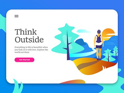 Homepage Illustration flat illustration homepage homepage design illustration vector art vector artwork