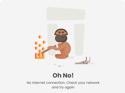 No internet connection 2d art 2d character flat illustration illustration no connection no internet vector art vector artwork