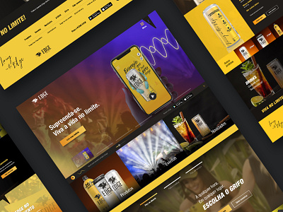 Edge Energy Drink Website app branding design drink minimal mobile premium typography ui ux webdesign