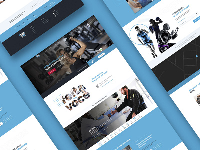 Website Redesign - BeFit Academia branding design gym minimal typography ui webdesign