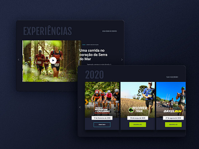 Sports Events Website adventure bike branding design minimal mtb running ui ux webdesign