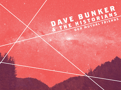 Dave Bunker And The Historians (Local Love Series) bands bar cd102.5 concert coral forest gig poster lines local local love pink poster purple radio rock show sky space trees white