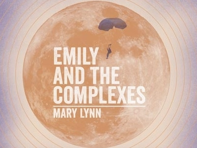 Emily & the Complexes (Local Love Series acoustic band circle columbus concert duotone emily gig poster indie lines local love moon orange parachute poster purple tan white