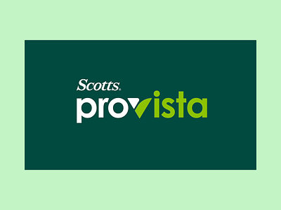ProVista™ logo animation animation brand brand reveal branding grass iconography logo logo animation logo mark motion motiongraphics provista scotts sod strokes turf