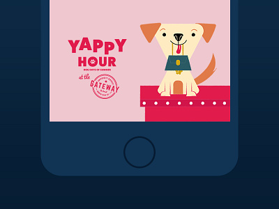 Yappy Hour snapchat filter dog filter gateway paw puppy purse snapchat stage