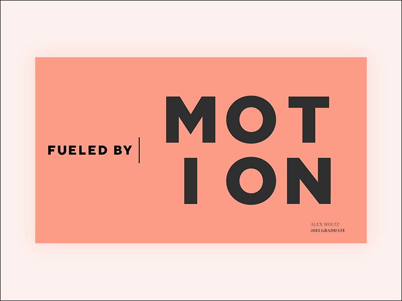 Fueled By | Motion animation city college dayton line art motion ohio road saa stroke video waterfall