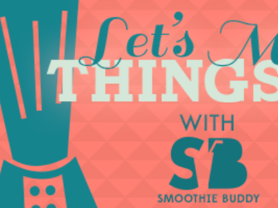 Smoothie Buddy Banner Design (app design)