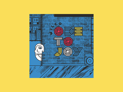 no. 10 - Wilco - Ode to Joy⁠ 10x19 album art illustration jeff tweedy man ode to joy street top albums 2019 wilco
