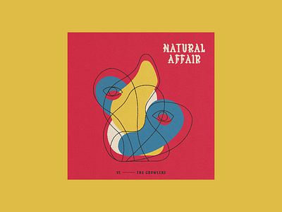 no. 6 - The Growlers - Natural Affair 10x19 album art album cover beach goths illustration music natural affair texture the growlers vinyl