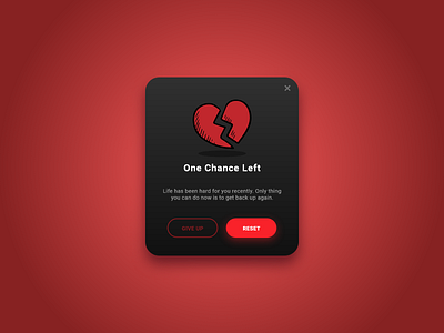 #DailyUI 16 — Pop-Up / Overlay