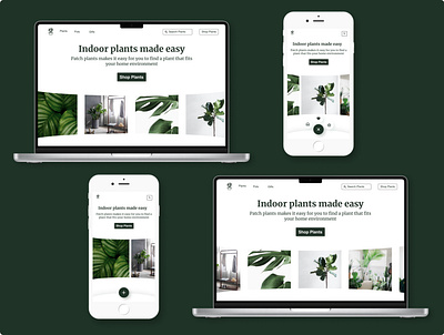 Plants Design app design graphic design ui ux