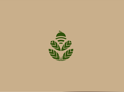 Insect and leaf logo brand branding design graphic design icon illustration logo vector
