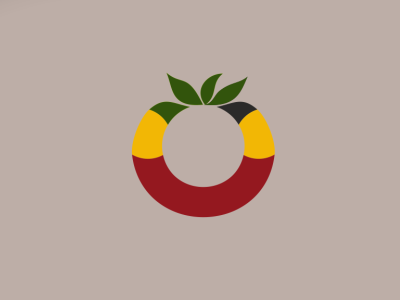 Logo fruit and vegetable brand branding design fruit graphic design homemade icon illustration logo vector