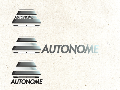 Driverless car logo. Autonome car challengelogo daily design graphic design icon logo vector