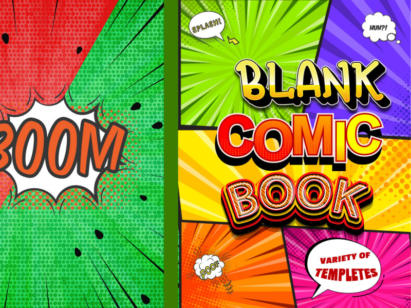 Blank Comic Book Cover by Md Miraj on Dribbble