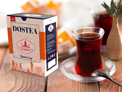 Tea Packaging Design and 3D Mockup branding design graphic design illustration logo packaging design typography