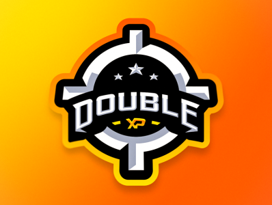 Double XP Logo branding design esports gaming icon identity illustration letter logo vector