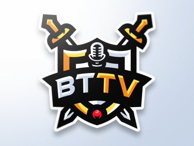 BTTV Logo branding design esports gaming icon identity illustration logo mark mascot