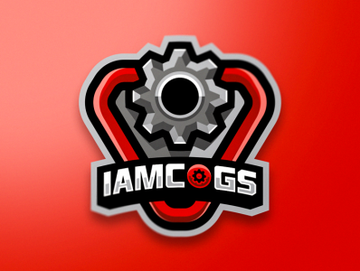 IamCogS Logo branding design esports gaming identity illustration letter logo mark mascot