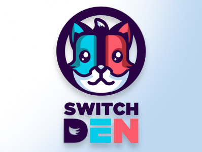 Switch Den Logo branding design esports gaming identity illustration letter logo mark mascot