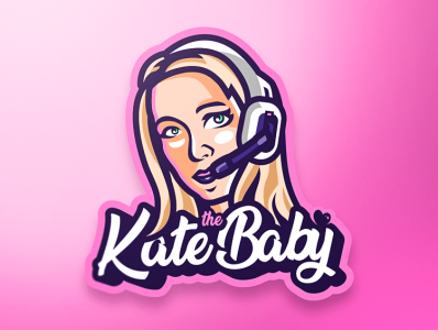The Kate Baby Mascot branding design esports gaming icon identity illustration letter logo mark mascot