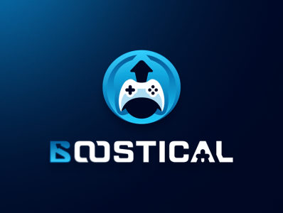 Boostical Logo branding design esports gaming icon identity letter logo