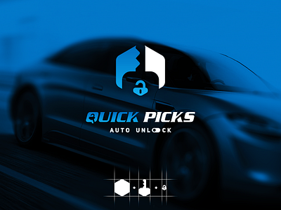Quick Picks Auto Unlock branding design esports gaming icon identity illustration letter logo mark mascot