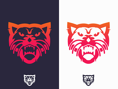 Wild Cat Logo cat cats esports logo mascot sale sports strong team wild