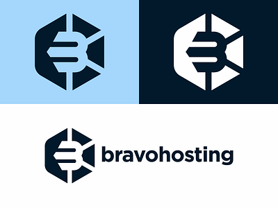 BravoHosting Logo b brand brandiants branding icon symbol