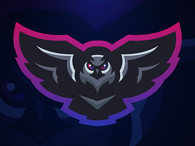 Owl Mascot Logo Design design esports gaming logo mascot night owl sports wings