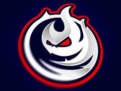 Just A Glimpse Logo blue esports fire logo red round updated