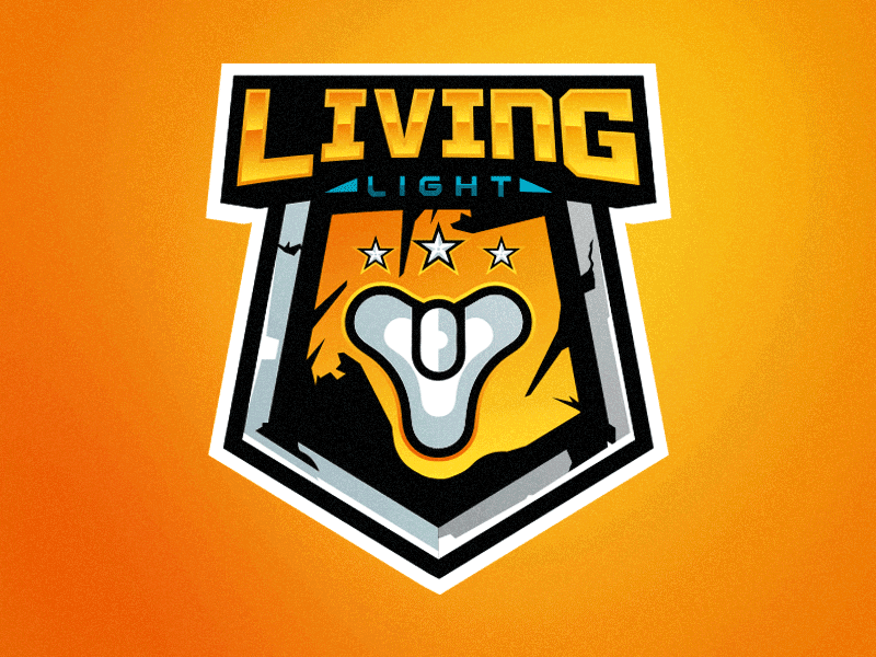Living Light Logo branding circular dunked ll logo