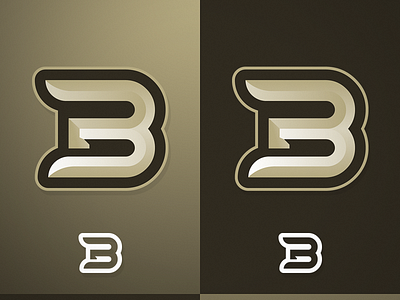 B Logo 3d b branding color focus lab logo mark type
