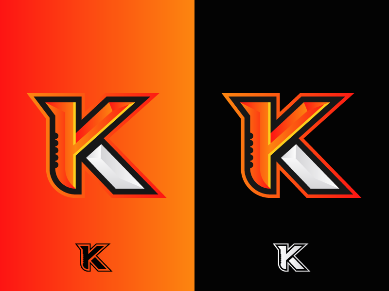  K  Esport  Logomark by Afan Nalic on Dribbble